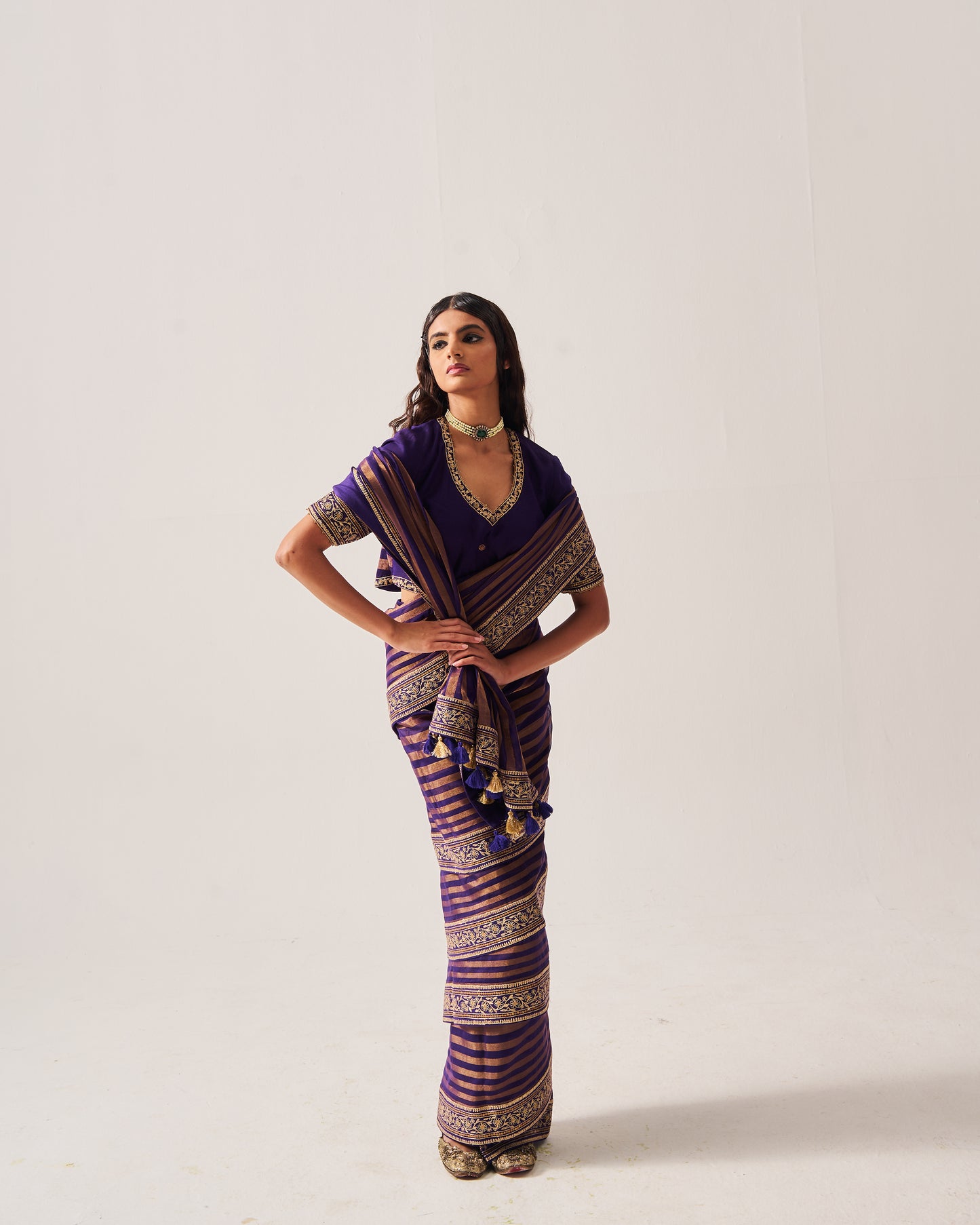 Stripes Saree