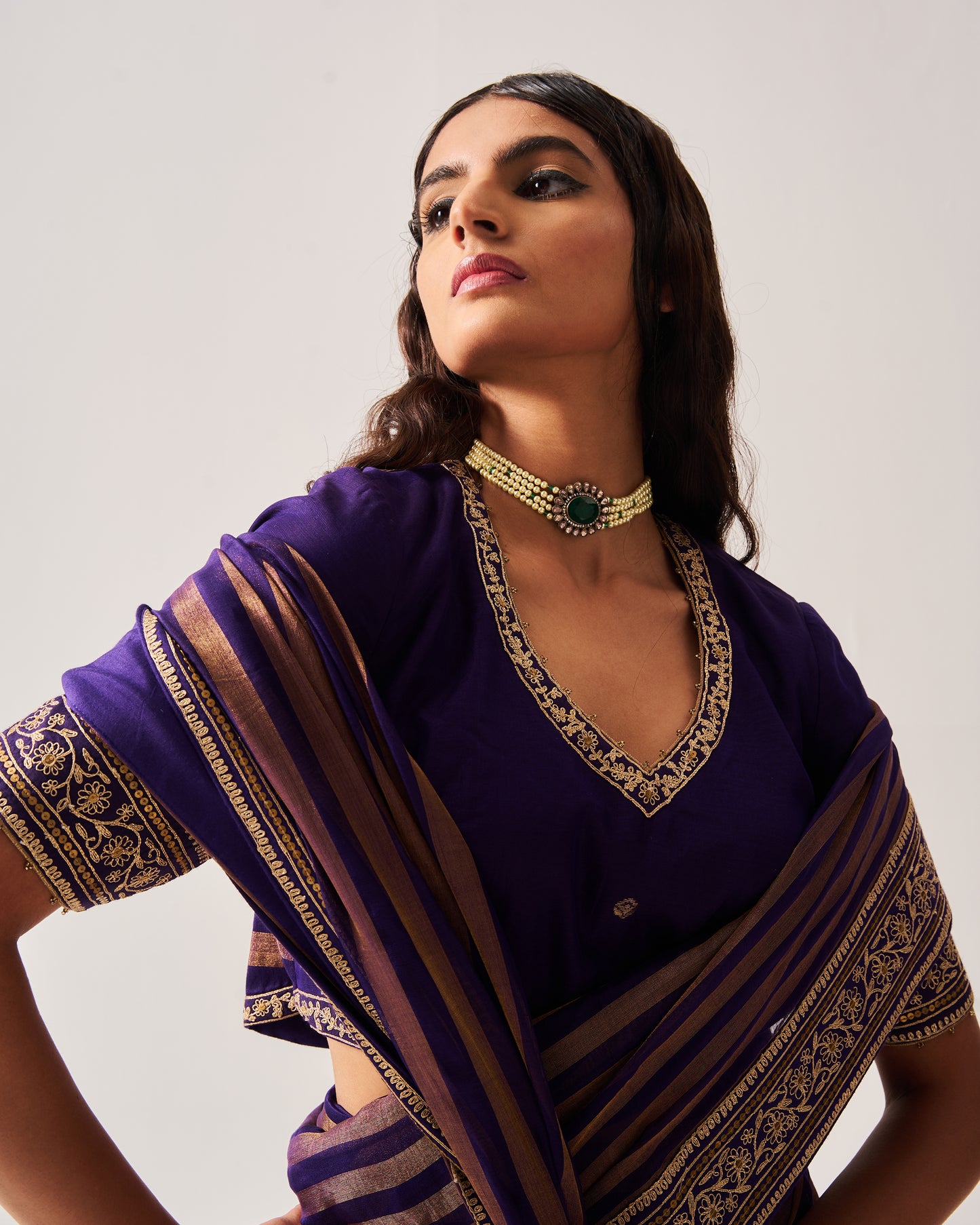 Stripes Saree