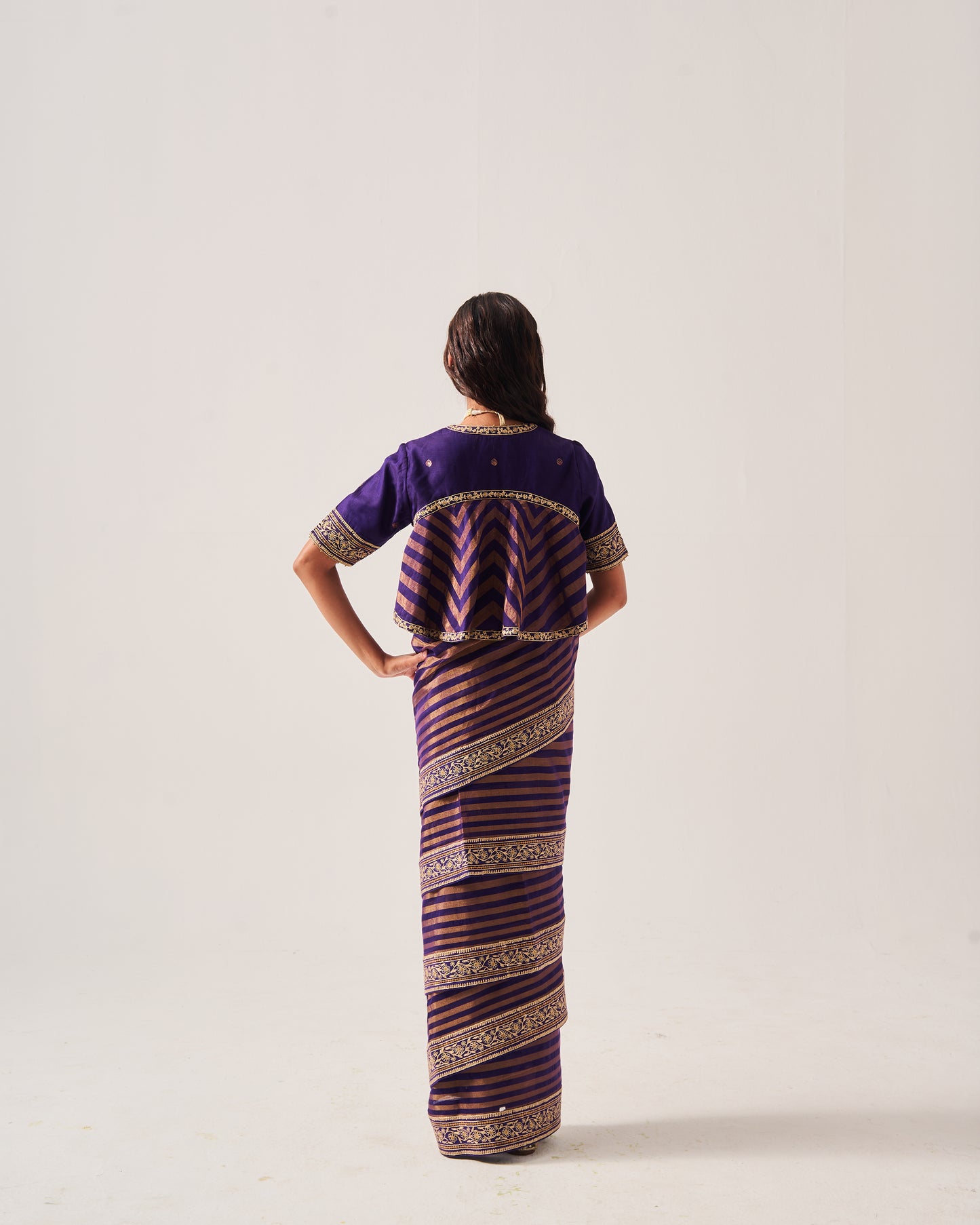Stripes Saree