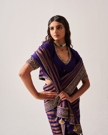 Stripes Saree